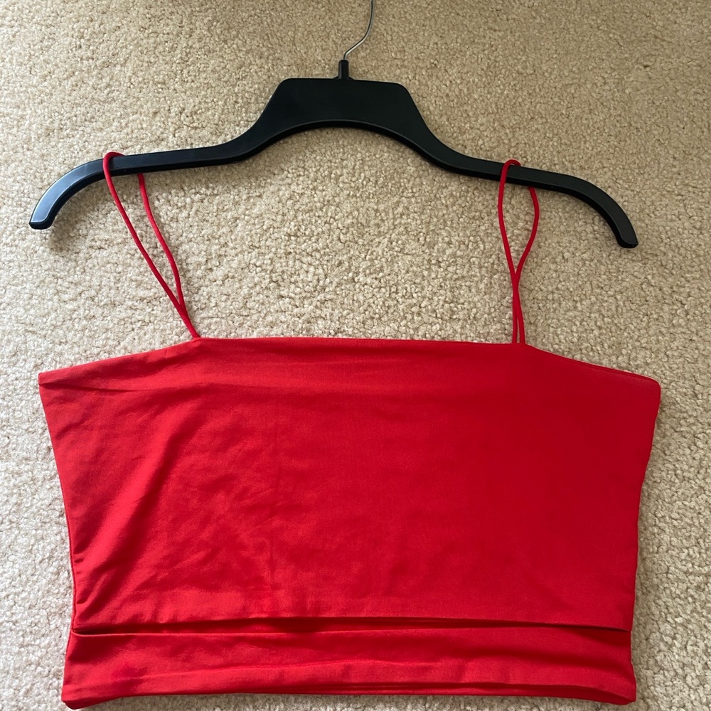 SHEIN Bold Red Camisole Top